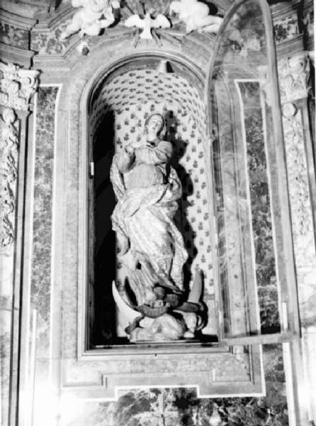 Scultura - Immacolata Concezione detta Madonna Grande - Cerveno - Chiesa parrocchiale di S. Martino di Tours