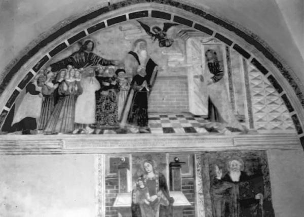 Dipinto murale - Scene sacre - Artogne - Chiesetta di S. Andrea - Presbiterio