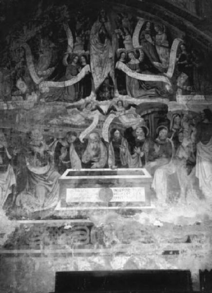 Dipinto murale - Assunzione di Maria Vergine - Giovan Pietro da Cemmo - Esine - Chiesa di S. Maria Assunta