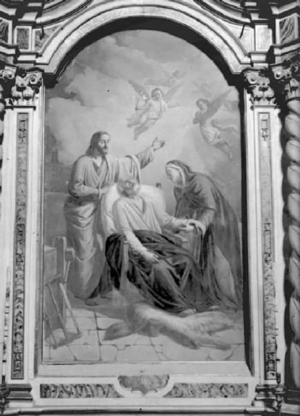 Dipinto - Morte di S. Giuseppe - Antonio Guadagnini - Esine