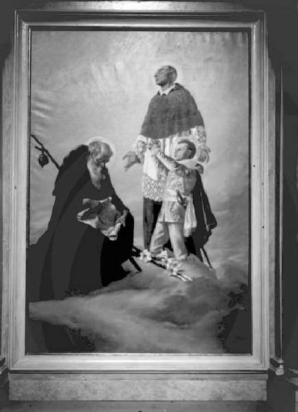 Dipinto - S. Carlo e altri Santi - Giovanni Battista Nodari - Esine