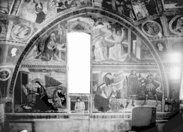 Dipinto murale - Scene della vita di Cristo - Giovan Pietro da Cemmo - Esine - Chiesa di S. Maria Assunta
