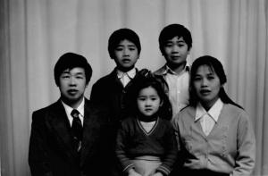 Ritratto di famiglia - Ragazzi e bambini cinesi