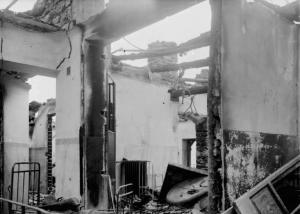 Borno - Località Croce di Salven - Sanatorio infantile C. Gaetano Bonoris - Incendio dell'inverno 1942-1943 - Macerie