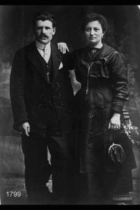 I coniugi Luigi Ferraroli e Giuseppina Rota,  entrambi della Roncola.