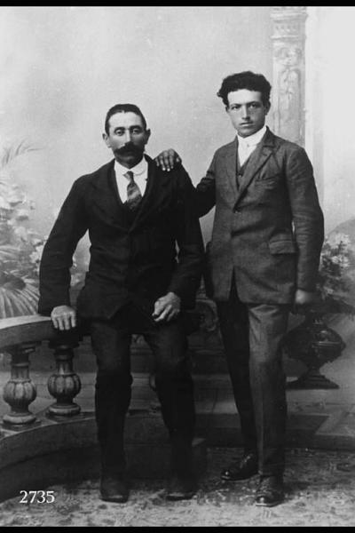 Gaspare e Valentino Rota boscaioli, bergamaschi.