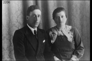 Coniugi Battista Rota e Clementina Manzoni di Bedulita.