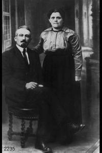 Antonio Carminati con la moglie Lucia Cassi.
