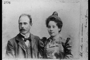 Enrico Quarenghi con la moglie Emma Locatelli.