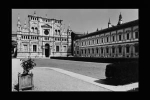 Certosa di Pavia. Facciata.