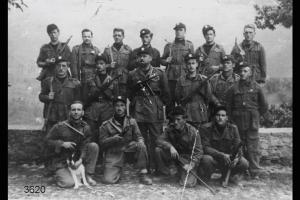 Seconda guerra mondiale. Ritratto di gruppo. Brigata nera di Rota.