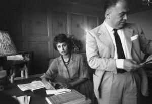 Burgenstock. Sofia Loren con il marito Carlo Ponti