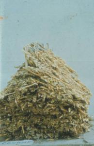 Poggio Rusco - Figurazioni di Remo Merighi - Plastico con scena di lavoro agricolo - Un covone