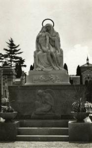 Scultura - Momumento sepolcrale - Monumento Luigi De Santis - Antonio Maraini - Milano - Cimitero Monumentale