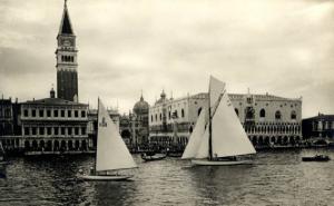 Venezia - Panorama - Barche a vela