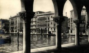 Venezia - Canal Grande e Cà d'oro - Portici