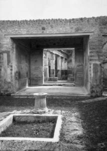 Sito archeologico - Pompei - Casa della caccia antica - Interno