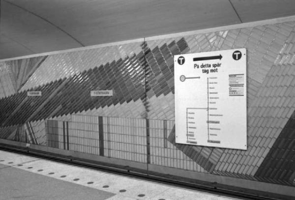 Svezia, Stoccolma - Stazione della metropolitana - Stazione T-Centralen