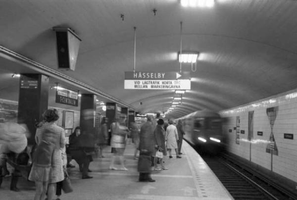 Svezia, Stoccolma - Stazione della metropolitana - Stazione T-Centralen