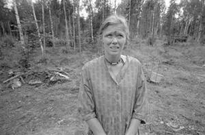 Svezia, Blidö - Ritratto femminile - Carola nel bosco