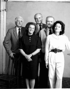 I vignaioli. Ritratto di famiglia: Francesco, Pia Donata, Marcello, Roberto e Gabriella Berlucchi