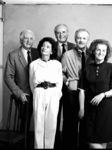 I vignaioli. Ritratto di famiglia: Francesco, Gabriella, Marcello , Roberto e Pia Berlucchi