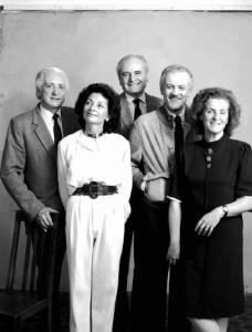 I vignaioli. Ritratto di famiglia: Francesco, Gabriella, Marcello , Roberto e Pia Berlucchi