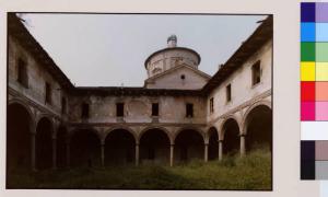 Lodi - convento degli Olivetani - chiostro - cupola della chiesa di San Cristoforo