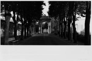 Ospedaletto Lodigiano - viale alberato - porta ad arco
