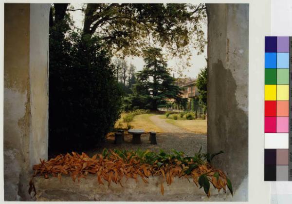 Cornaredo - frazione di S. Pietro all'Olmo - villa Gavazzi Balossi - parco
