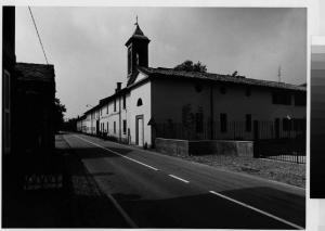 Arluno - chiesa dei Santi Gervaso e Protaso - strada