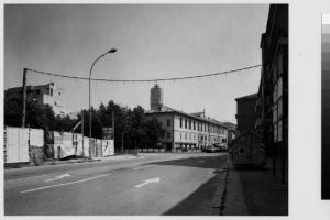 Cologno Monzese - via Fratelli cavallotti - ex filanda - centro urbano - strada