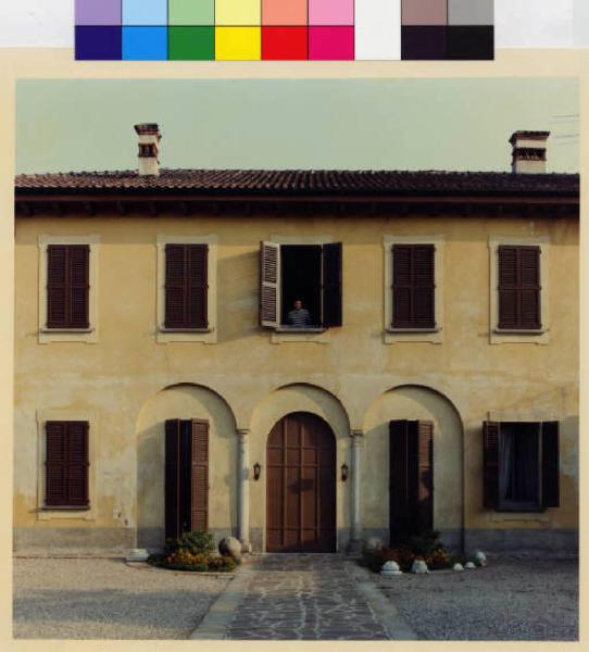 Lainate - villa La Prevostina - facciata - cortile interno