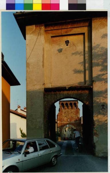Vimercate - ponte di San Rocco - portici - torrente Molgora