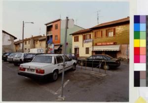 Rosate - via Cavour - parcheggio - centro urbano