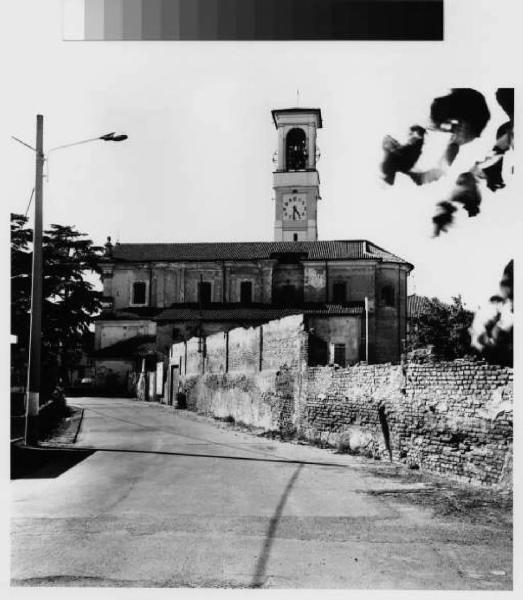 Vermezzo - via Piave - chiesa parrocchiale di San Zenone