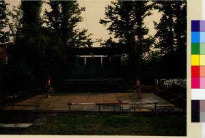 Limbiate - campo sportivo Antonini - bambini giocano a tennis