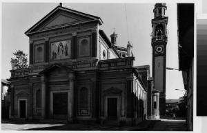 Solaro - piazza Cattorini - chiesa di San Quirico - facciata