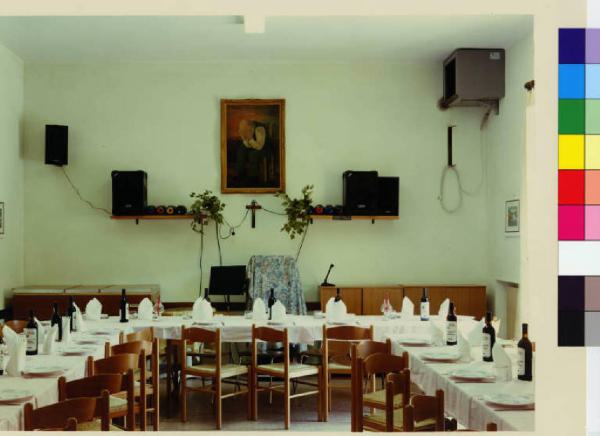 Marcallo con Casone - villa Loaldi - ristorante - interno - tavoli