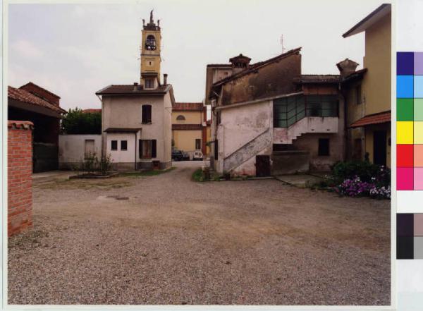 Bubbiano - centro storico - abitazione - chiesa di Sant'Ambrogio ad Nemus - campanile