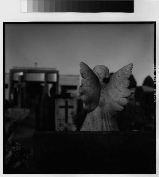 Inveruno - cimitero - statua di angelo
