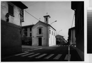 Besate - chiesa di San Eurosia - centro urbano - strada