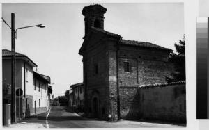 Motta Visconti - Santa Maria Addolorata - centro storico - strada