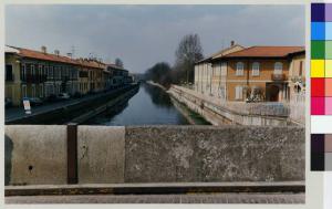 Boffalora sopra Ticino - Naviglio Grande - via Giuliani - piazza 4 giugno - centro storico - ponte - abitazioni lungo l'alzaia