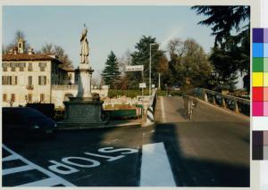 Cassinetta di Lugagnano - Naviglio Grande - statua di San Carlo - ponte - villa Maineri Visconti