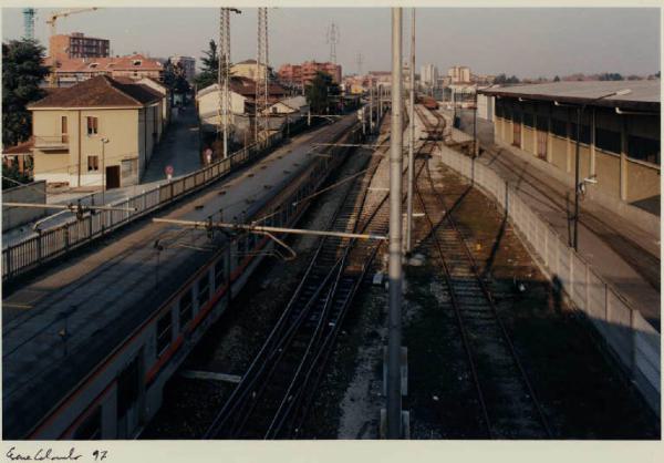 Arcore - cavalcavia Benedetto Croce - centro abitato - stazione ferroviaria