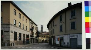 Carate Brianza - centro storico - via San Giuseppe - torre campanaria