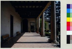 Carate Brianza - villa Cusani - portico