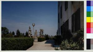 Carate Brianza - villa Cusani - giardino - facciata posteriore