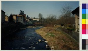 Carate Brianza - fiume Lambro - centro abitato